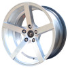 Techno 17in HS finish. The Size of alloy wheel is 17x8 inch and the PCD is 5x114(SET OF 4)